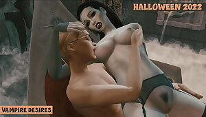 Sims 4. Halloween 2022. - Vampire Desires Horror and Sensual Version